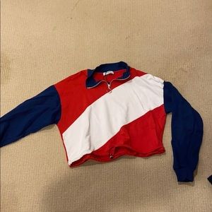 Cropped vintage hoodie